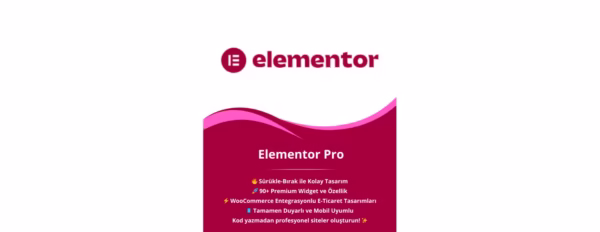 Elementor Pro – Sayfa Oluşturucu Eklentisi